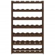 Sonata H Стойка за вино за 42 бутилки, кафява, бор масив