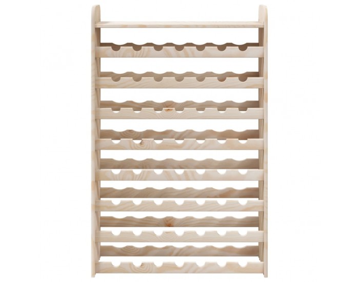 Sonata H Поставка за вино с горна дъска 72,5x25x111,5 см масивен бор