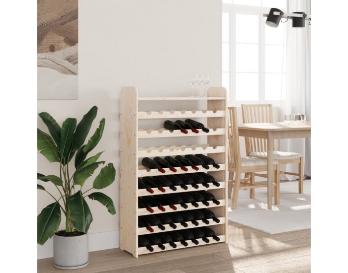 Sonata H Поставка за вино с горна дъска 72,5x25x111,5 см масивен бор