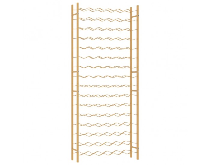 Sonata H Стойка за вино за 96 бутилки, златиста, метална