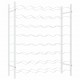 Sonata H Стойка за вино за 48 бутилки, бяла, метал
