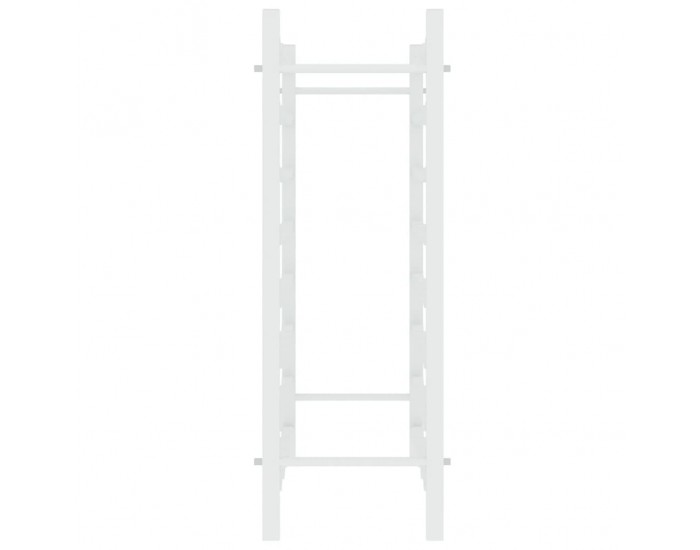 Sonata H Стойка за вино за 48 бутилки, бяла, метал