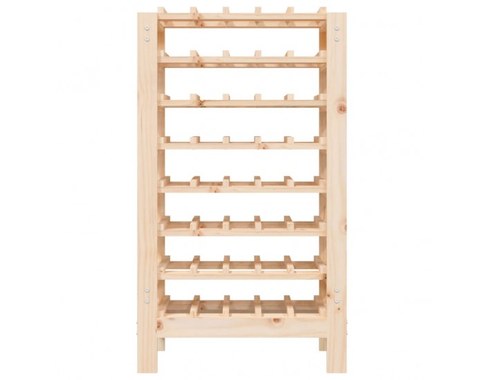 Sonata H Поставка за вино 61,5x30x107,5 см масивна чамова дървесина