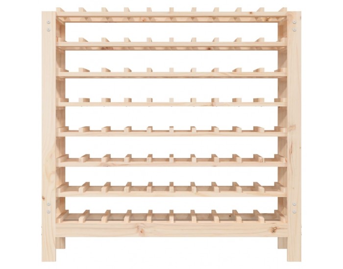 Sonata H Поставка за вино 109,5x30x107,5 см масивна чамова дървесина