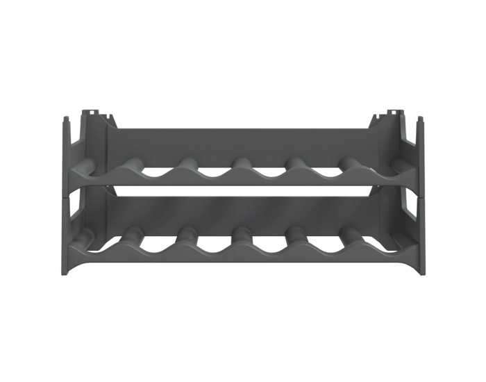 Sonata H Поставка за вино за 12 бутилки PP с възможност за подреждане