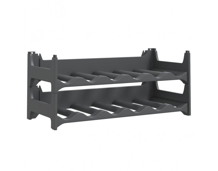 Sonata H Поставка за вино за 12 бутилки PP с възможност за подреждане