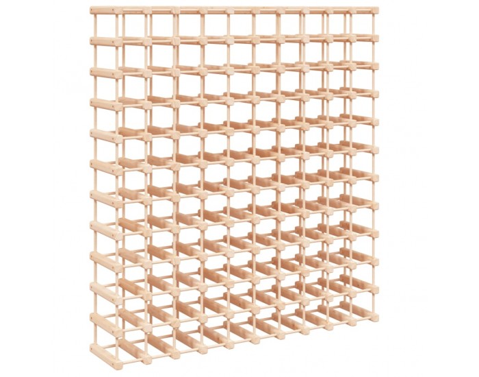 Sonata H Поставка за вино за 120 бутилки 112,5x23x123,5 см бор масив