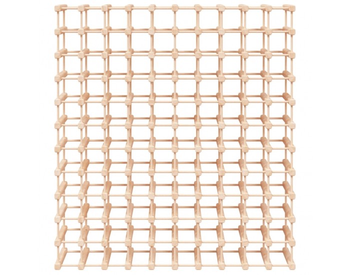 Sonata H Поставка за вино за 120 бутилки 112,5x23x123,5 см бор масив