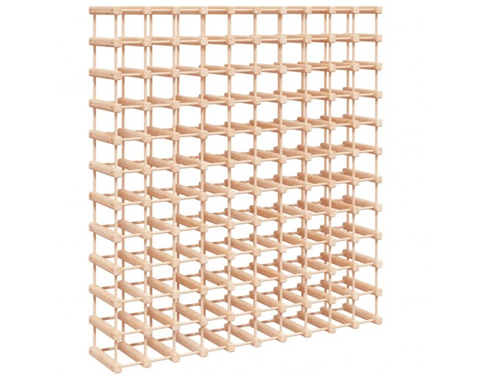 Sonata H Поставка за вино за 120 бутилки 112,5x23x123,5 см бор масив