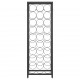 Sonata H Поставка за вино за 27 бутилки черна 34x18x100 см ковано желязо