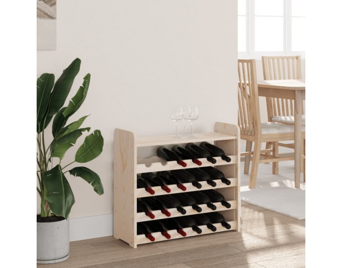 Sonata H Поставка за вино с горна дъска 67,5x25x60 см масивен бор