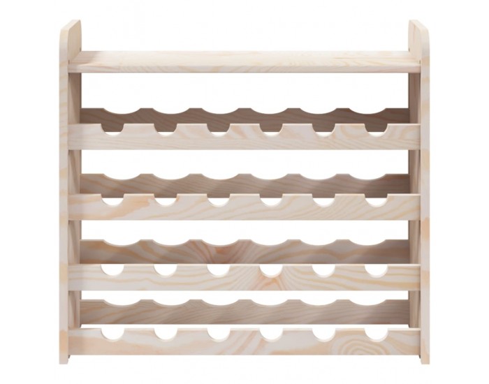 Sonata H Поставка за вино с горна дъска 67,5x25x60 см масивен бор