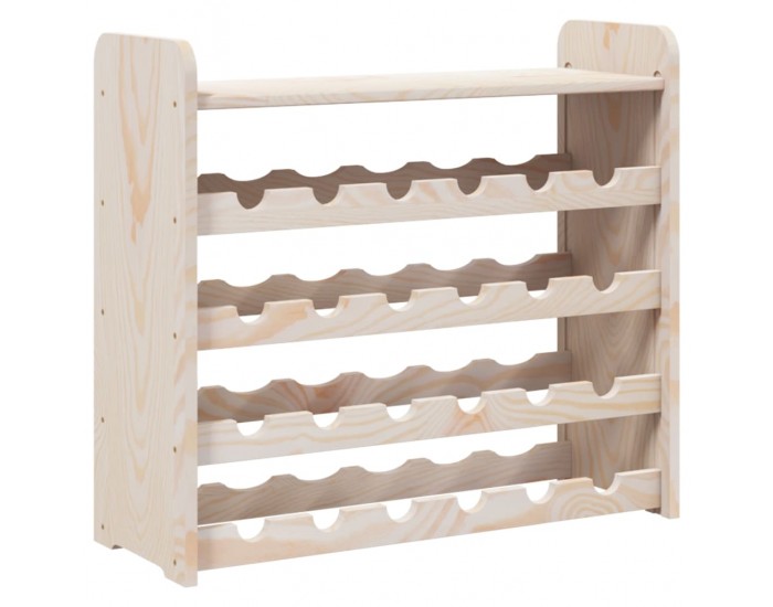 Sonata H Поставка за вино с горна дъска 67,5x25x60 см масивен бор