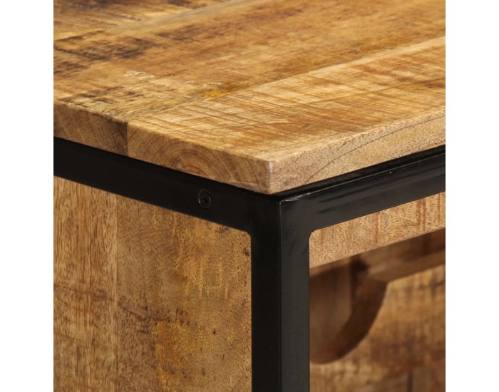 Sonata H Стойка за вино за 9 бутилки, 55x33x70 см, масивно мангово дърво