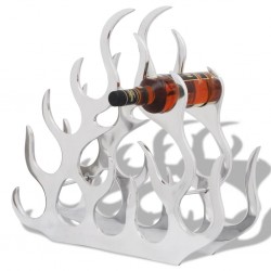 Sonata H Алуминиев стелаж за вино за 11 бутилки, сребрист Sonata H Алуминиев стелаж за вино за 11 бутилки, сребрист - Дневна