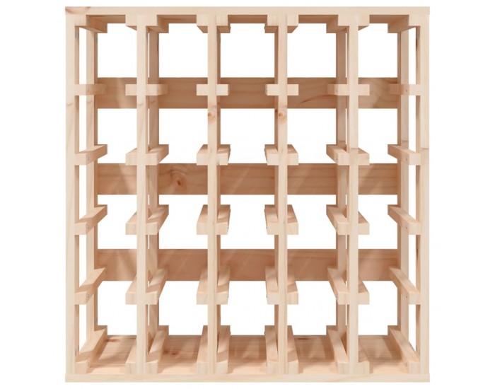 Sonata H Поставка за вино, 58,5x33x60,5 см, масивна борова дървесина