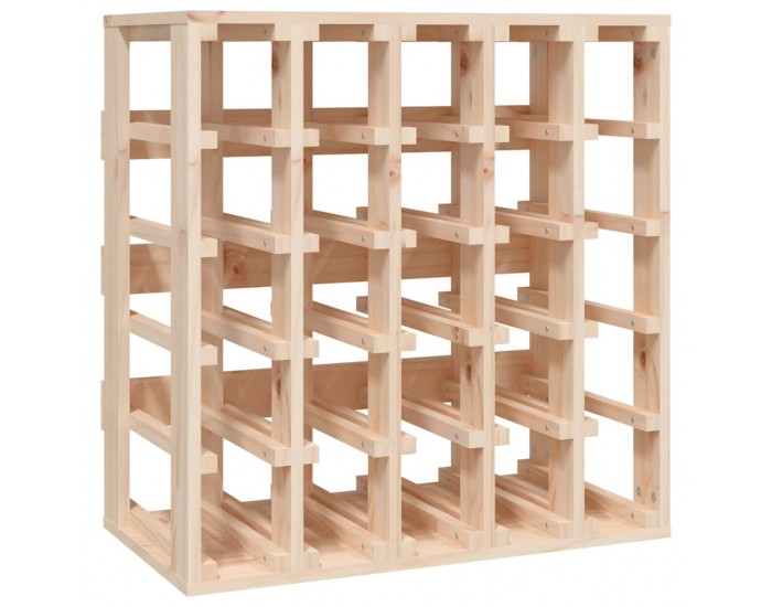 Sonata H Поставка за вино, 58,5x33x60,5 см, масивна борова дървесина