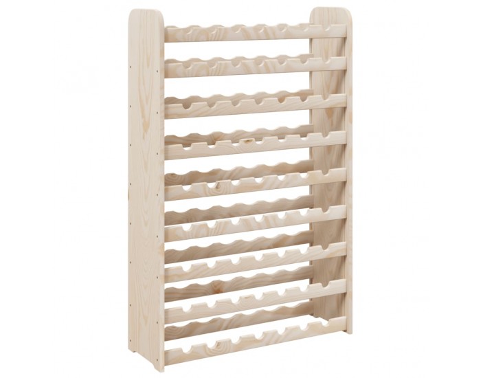 Sonata H Поставка за вино 72,5x25x111,5 см масивна чамова дървесина