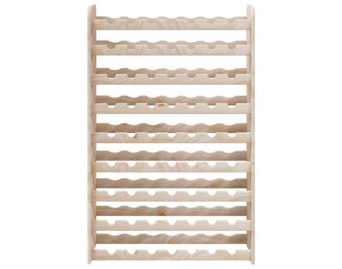 Sonata H Поставка за вино 72,5x25x111,5 см масивна чамова дървесина