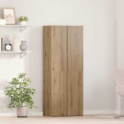 Sonata H Офис шкаф с рафт дъб артизан 60 x 32 x 153 Инженерно дърво - Шкафове, Витрини, Модулни секции
