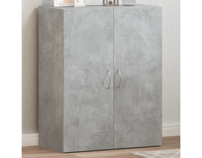 Sonata H Шкаф за документи, бетонно сив, 60x32x77,5 см, инженерно дърво