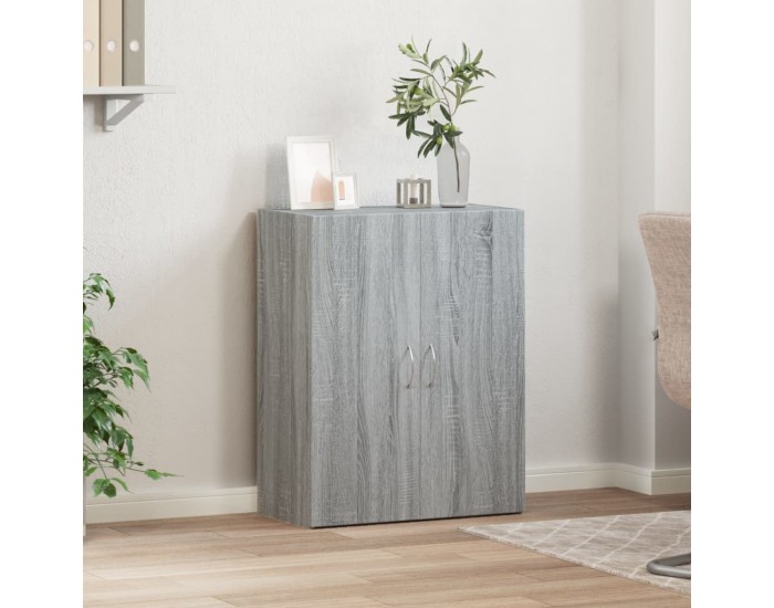 Sonata H Шкаф за документи, сив сонома, 60x32x77,5 см, инженерно дърво