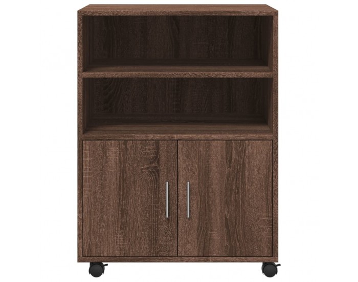 Sonata H Шкаф с колелца, кафяв дъб, 60x48x81 см, инженерно дърво