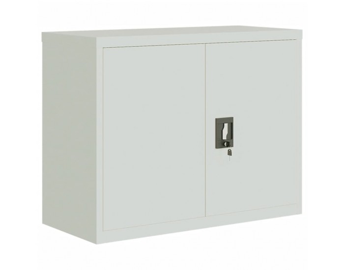 Sonata H Шкаф за папки светлосив 90x40x70 см стомана