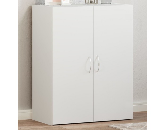 Sonata H Шкаф за документи, бял, 60x32x77,5 см, инженерно дърво