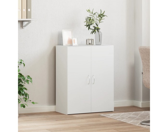 Sonata H Шкаф за документи, бял, 60x32x77,5 см, инженерно дърво