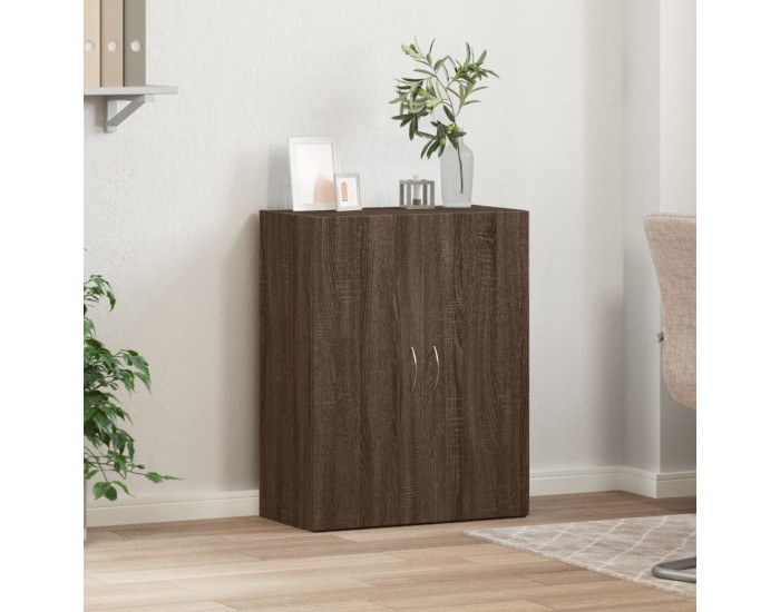 Sonata H Шкаф за документи, кафяв дъб, 60x32x77,5 см, инженерно дърво