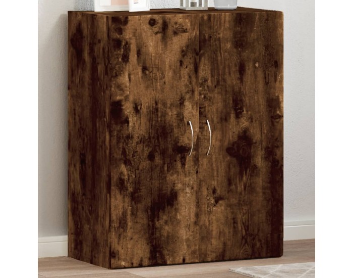 Sonata H Шкаф за документи, опушен дъб, 60x32x77,5 см, инженерно дърво