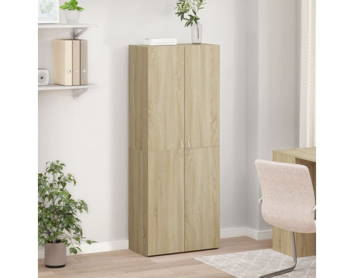 Sonata H Шкаф за документи, сонома дъб, 60x32x153 см, инженерно дърво