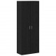 Sonata H Висок шкаф Черен дъб 70 x 35 x 180 см Инженерно дърво