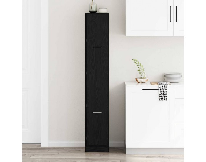 Sonata H Аптекарски шкаф Черен дъб 30 x 41 x 174.5 см Инженерно дърво