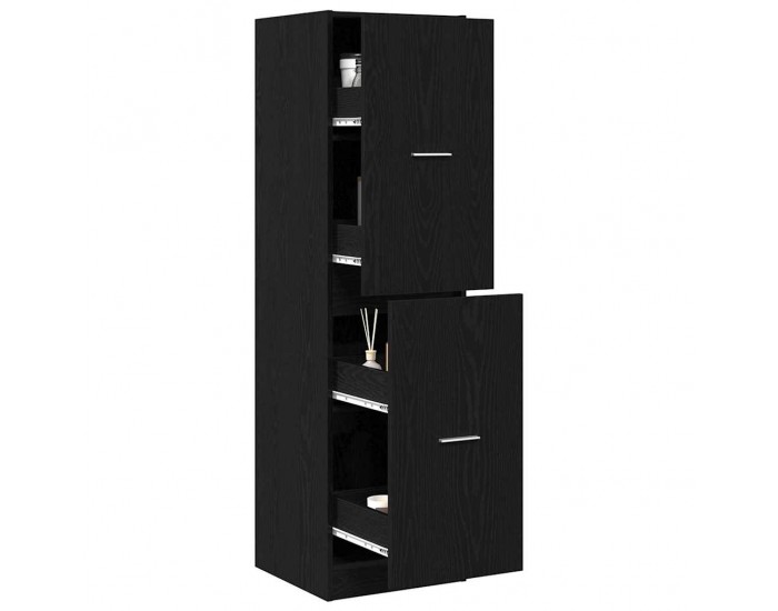 Sonata H Аптекарски шкаф Черен дъб 40 x 41 x 144.5 см Инженерно дърво