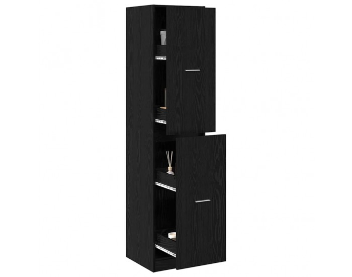 Sonata H Аптекарски шкаф Черен дъб 40 x 41 x 174.5 см Инженерно дърво