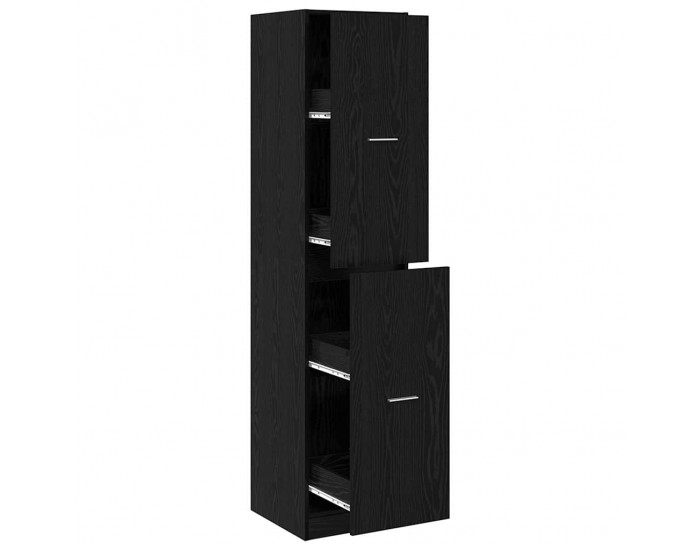 Sonata H Аптекарски шкаф Черен дъб 40 x 41 x 174.5 см Инженерно дърво