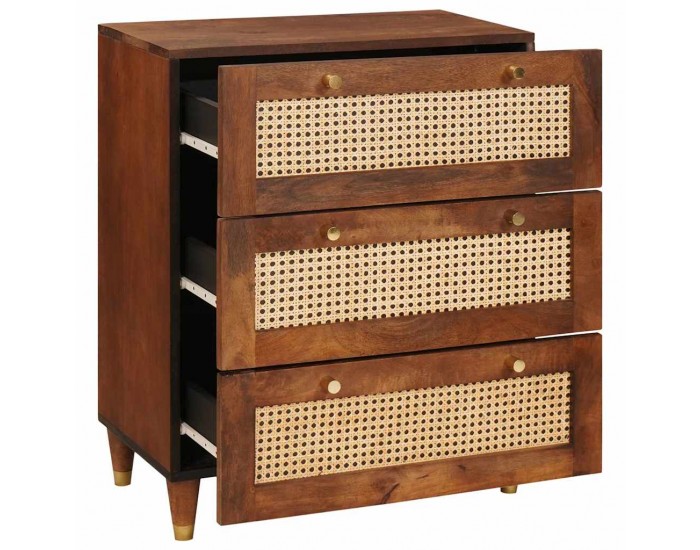 Sonata H Шкафове за съхранение и заключване Кафяво 60 x 33.5 x 75 см