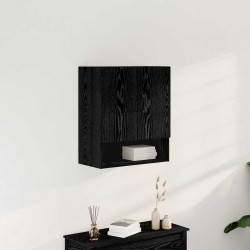 Sonata H Стенен шкаф Черен дъб 60 x 30 x 70 см Инженерно дърво - Гардероби