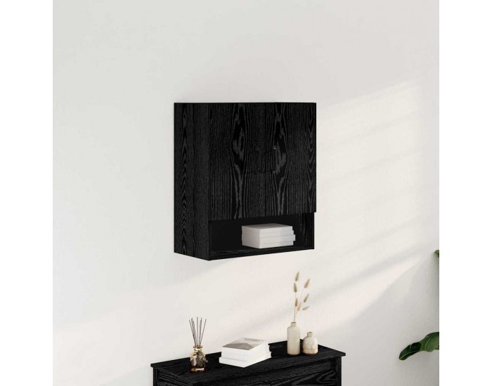 Sonata H Стенен шкаф Черен дъб 60 x 30 x 70 см Инженерно дърво