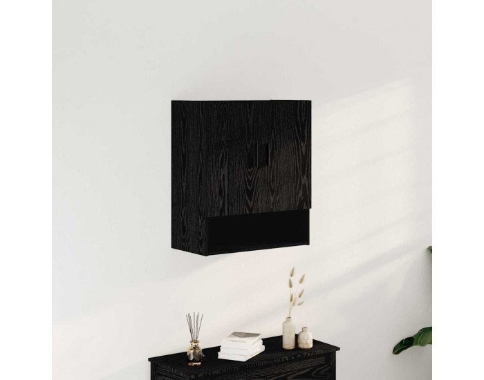 Sonata H Стенен шкаф Черен дъб 60 x 31 x 70 см Инженерно дърво