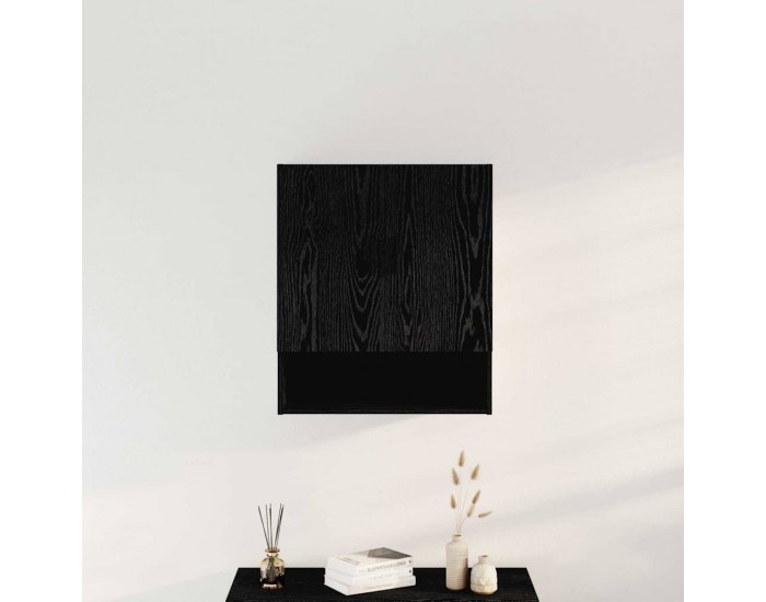 Sonata H Стенен шкаф Черен дъб 60 x 31 x 70 см Инженерно дърво