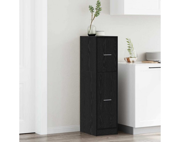 Sonata H Аптекарски шкаф Черен дъб 30 x 41 x 118 см Инженерно дърво