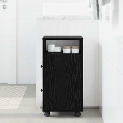 Sonata H Тъмен шкаф за баня Черен дъб 33 x 23 x 65 см Инженерно дърво Sonata H Тъмен шкаф за баня Черен дъб 33 x 23 x 65 см Инженерно дърво - Гардероби