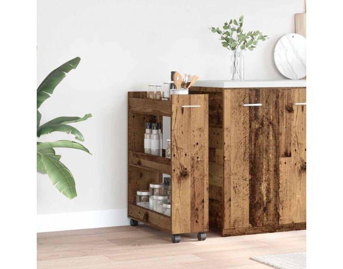 Sonata H За шкафове с колело Старо дърво 60 x 22 x 79 см Инженерно дърво