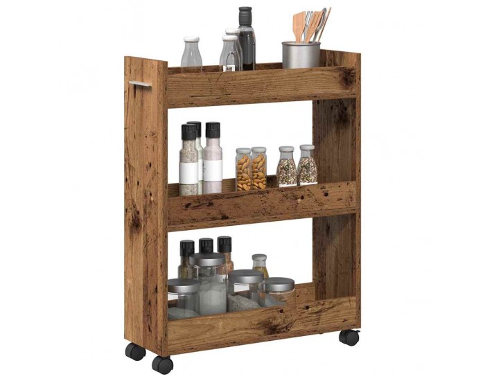 Sonata H За шкафове с колело Старо дърво 60 x 22 x 79 см Инженерно дърво