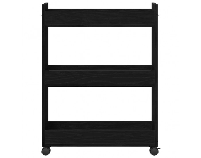 Sonata H За шкафове с колело Черен дъб 60 x 22 x 79 см Инженерно дърво