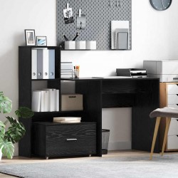 Sonata H Чекмеджетен шкаф Черно 55 x 45 x 33.5 см Инженерно дърво Sonata H Чекмеджетен шкаф Черно 55 x 45 x 33.5 см Инженерно дърво - Гардероби