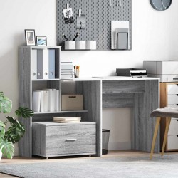 Sonata H Чекмеджетен шкаф с колело Сив 55 x 45 x 33.5 см Инженерно дърво Sonata H Чекмеджетен шкаф с колело Сив 55 x 45 x 33.5 см Инженерно дърво - Гардероби